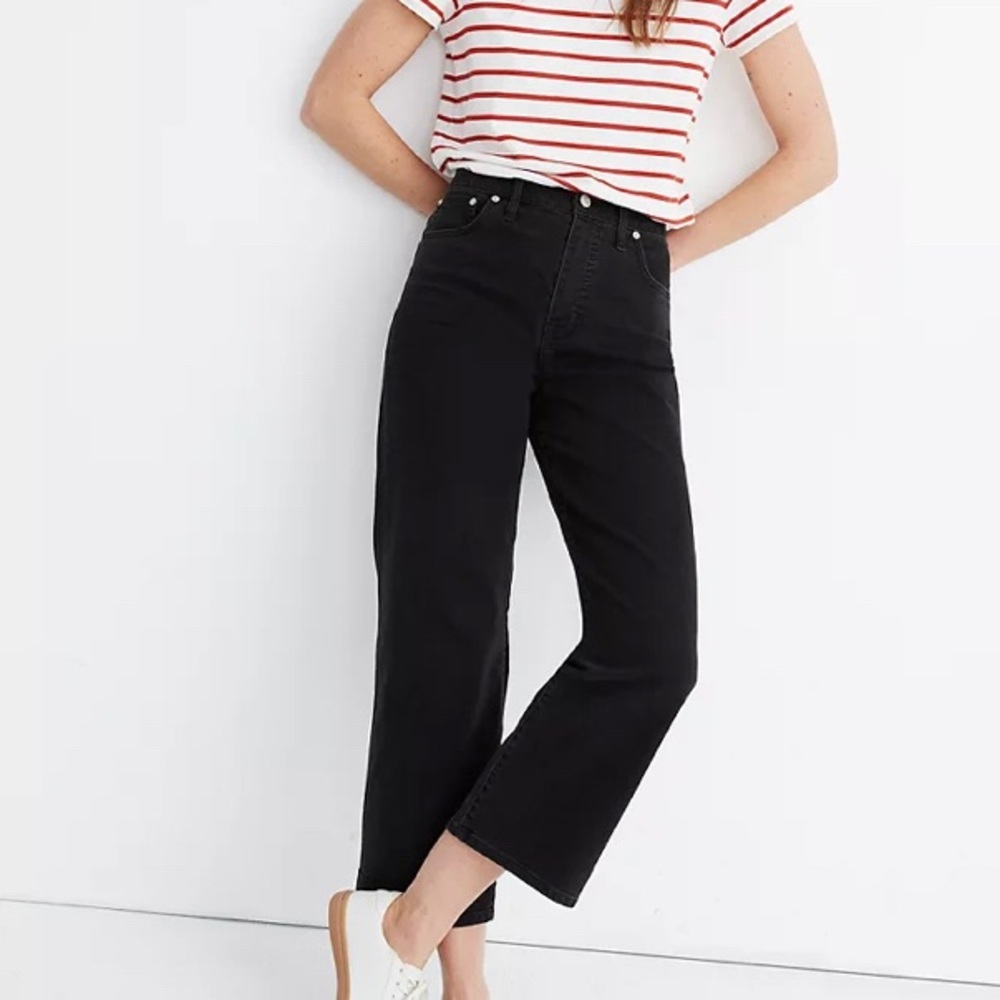 Brand New Madewell Tall Slim Wide Leg Crop